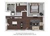 A5 1 3D disclaimer A5 1 3D disclaimer floor plan at The Casey, CO, 80202